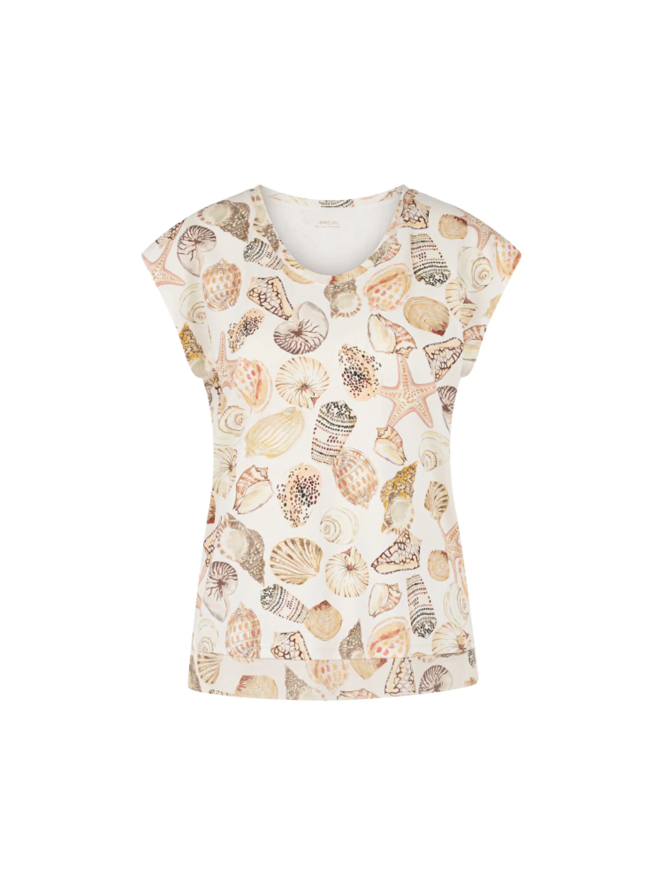 Shirt mit Muschelprint