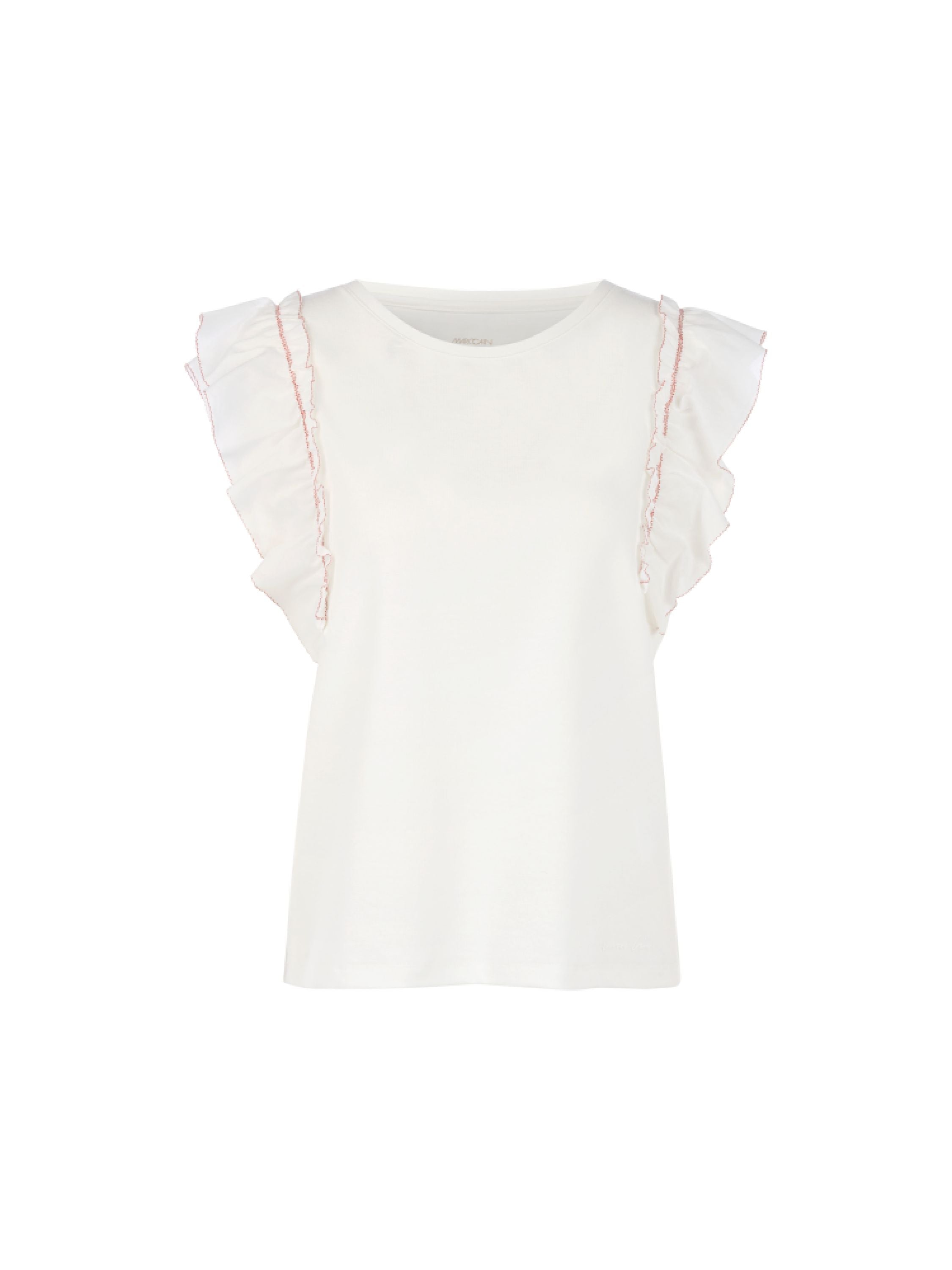 T-Shirt mit Volantärmeln