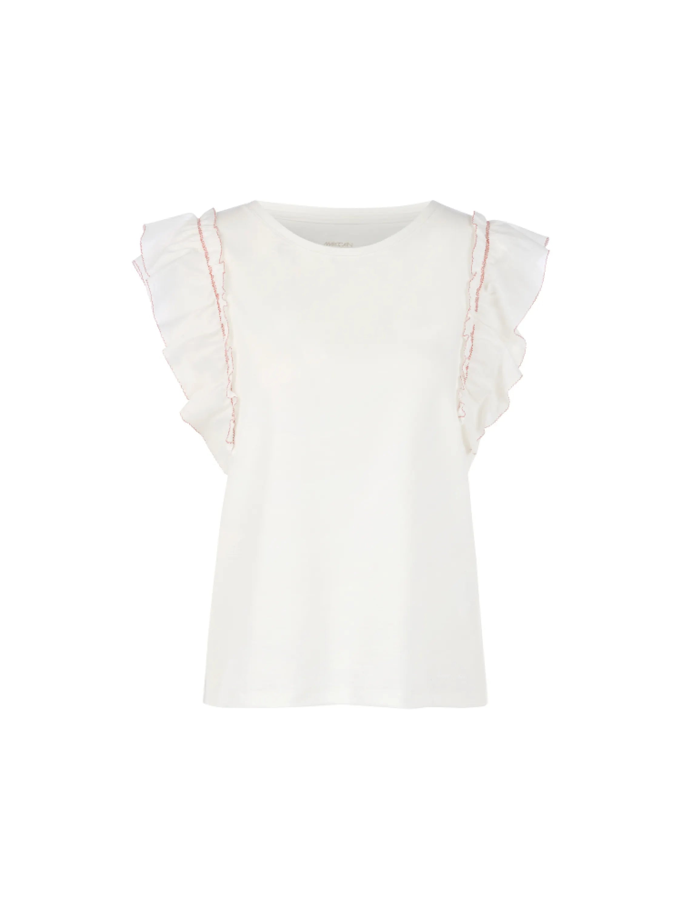 T-Shirt mit Volantärmeln