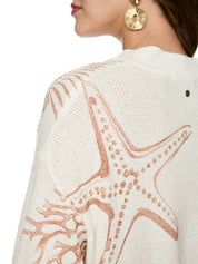 Strick-Cardigan aus Baumwollmix