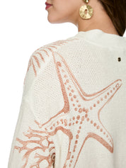 Strick-Cardigan aus Baumwollmix