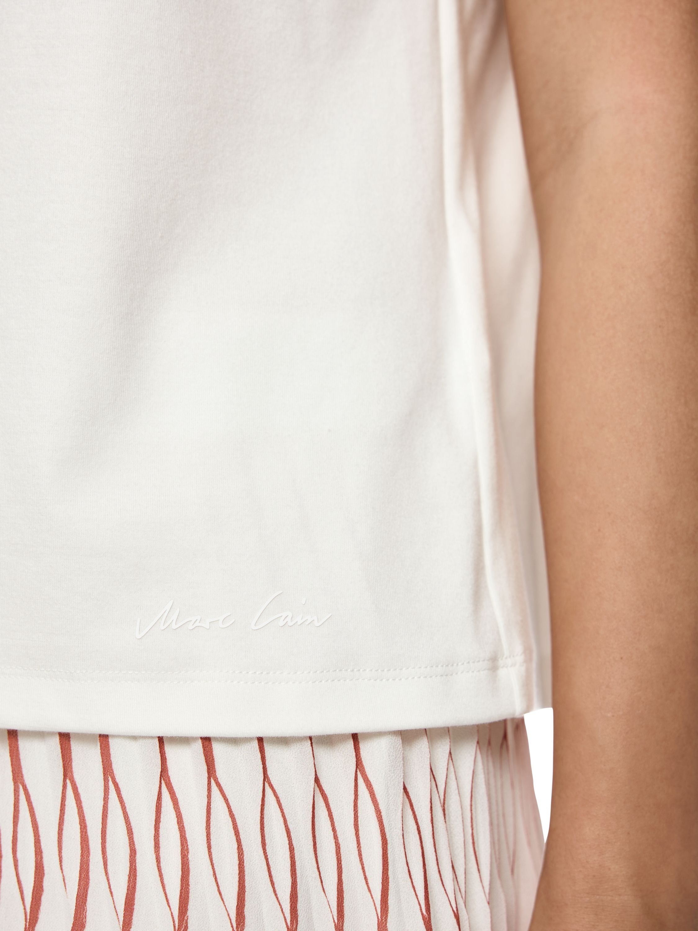T-Shirt mit Volantärmeln