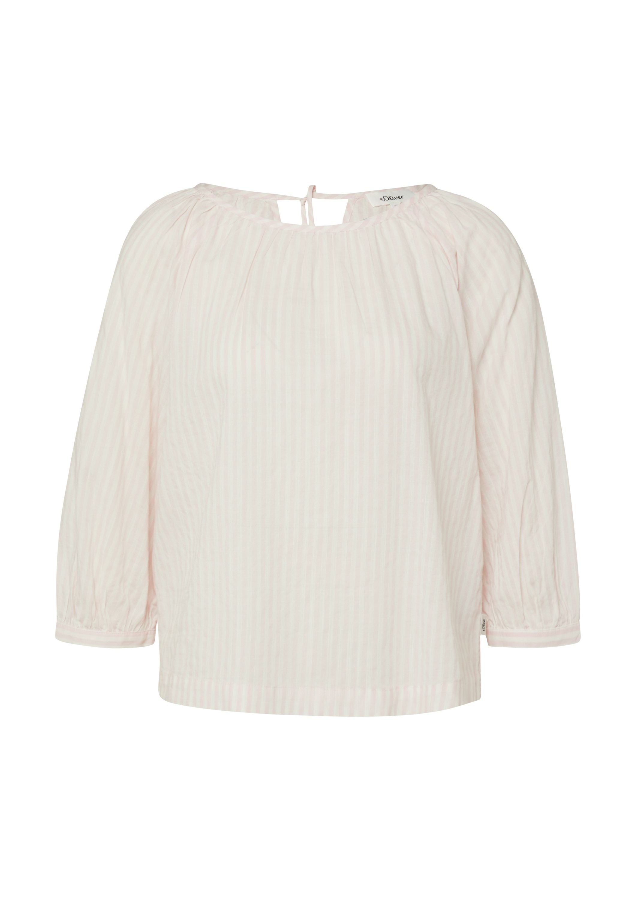 Bluse Relaxed Fit aus Baumwollmix