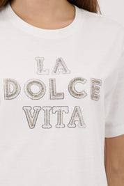 T-Shirt aus Baumwollmix