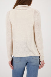 Strickjacke mit Schalkragen