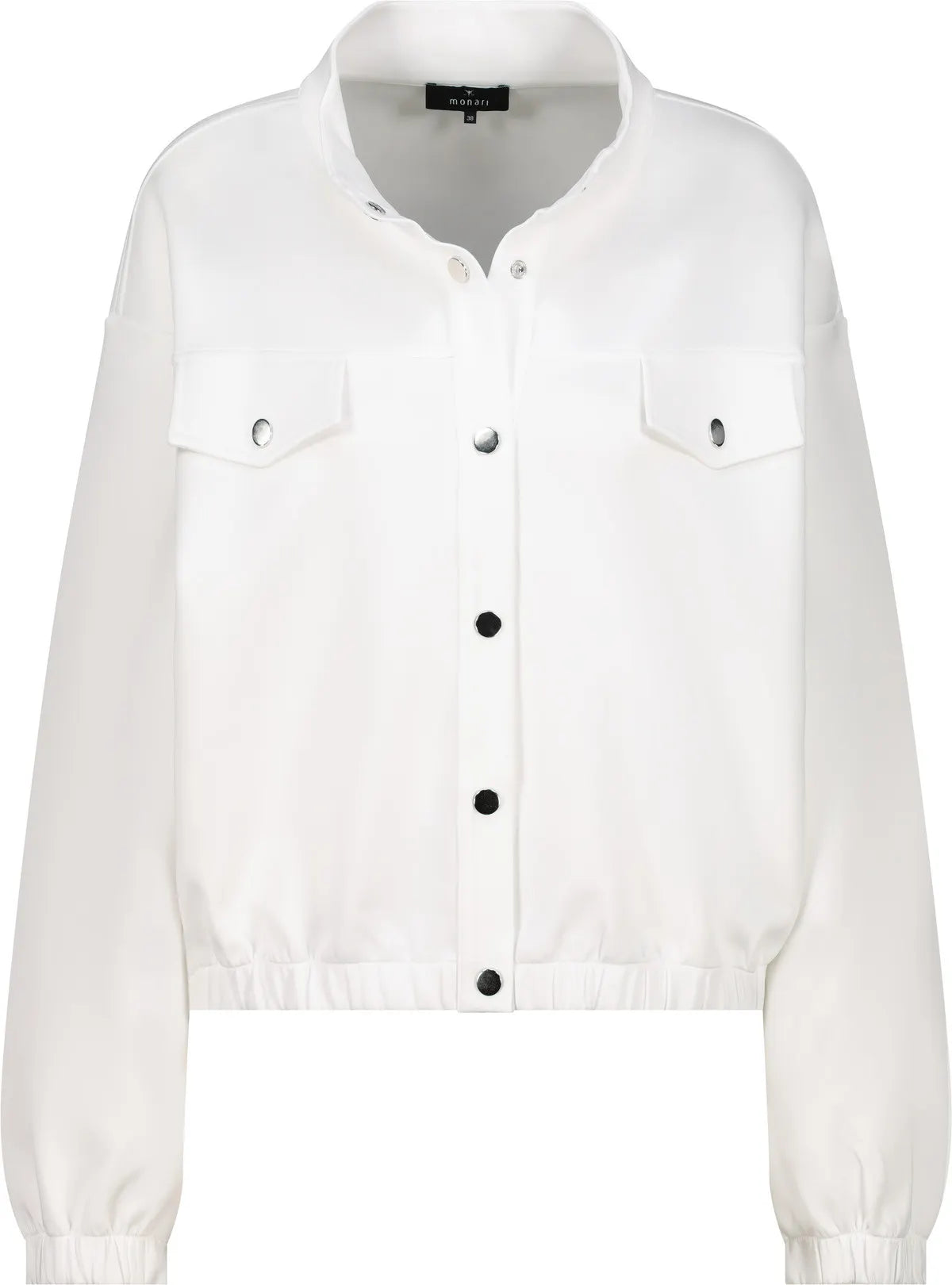 Sweatshirtjacke mit Stehkragen