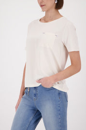 T-Shirt aus Viskose