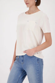 T-Shirt aus Viskose
