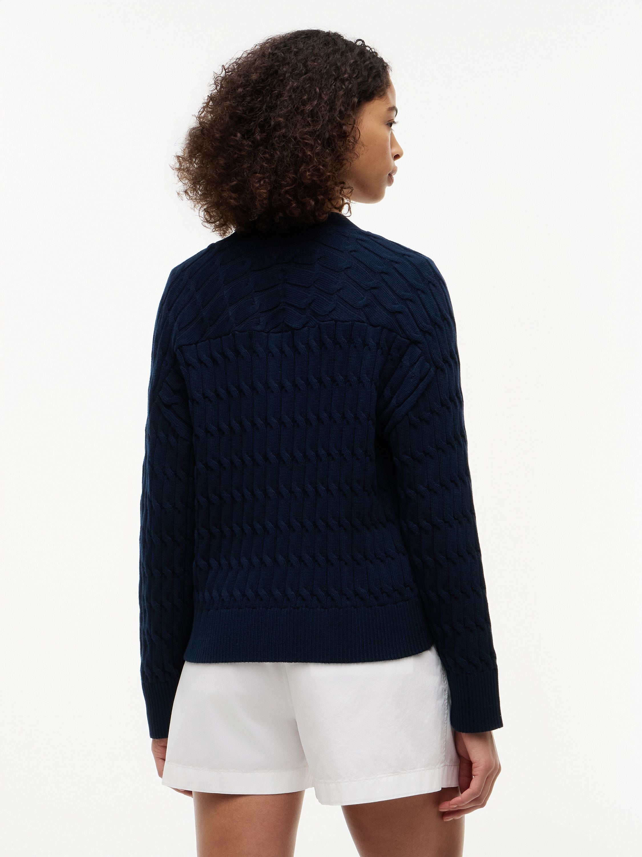 Strickjacke aus Baumwolle