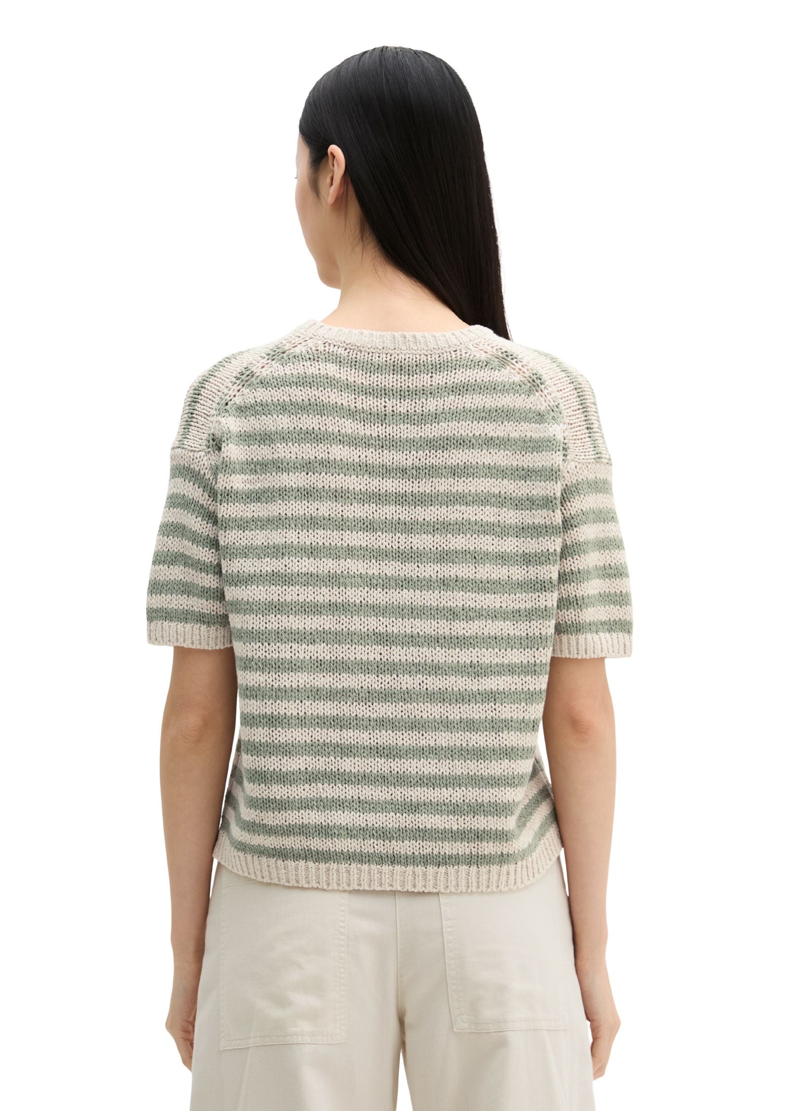 Strickpullover aus Baumwollmix