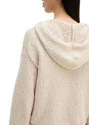 Strickhoodie aus Baumwollmix