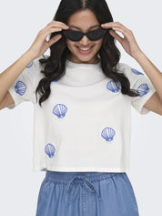 T-Shirt ONLMARISSE aus Baumwolle