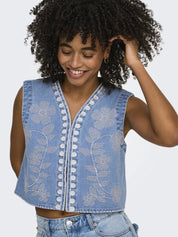 Jeans-Weste NOELLA
