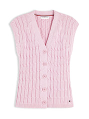 Strickweste aus Baumwolle