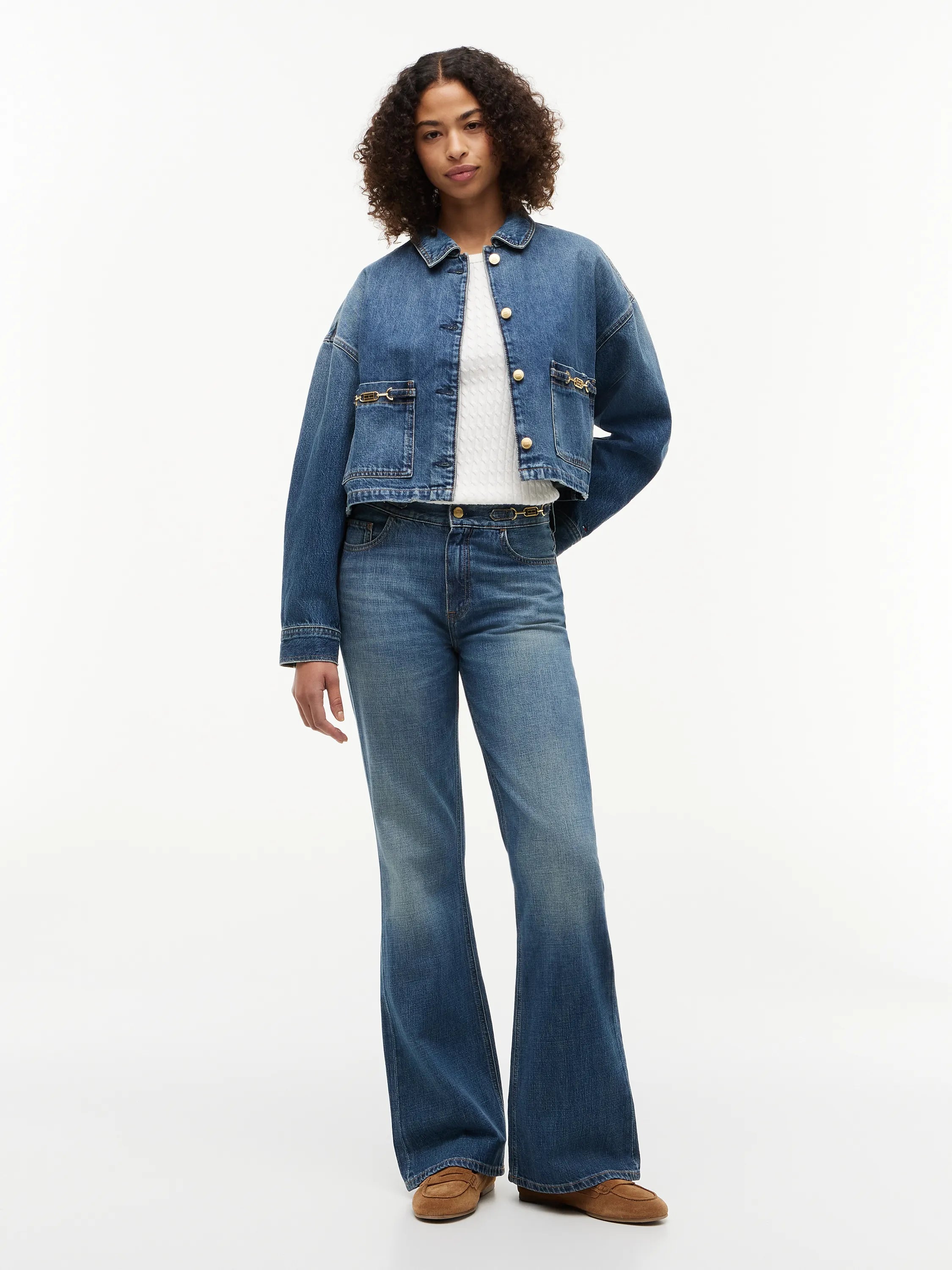 Jeansjacke Regular Fit Cropped