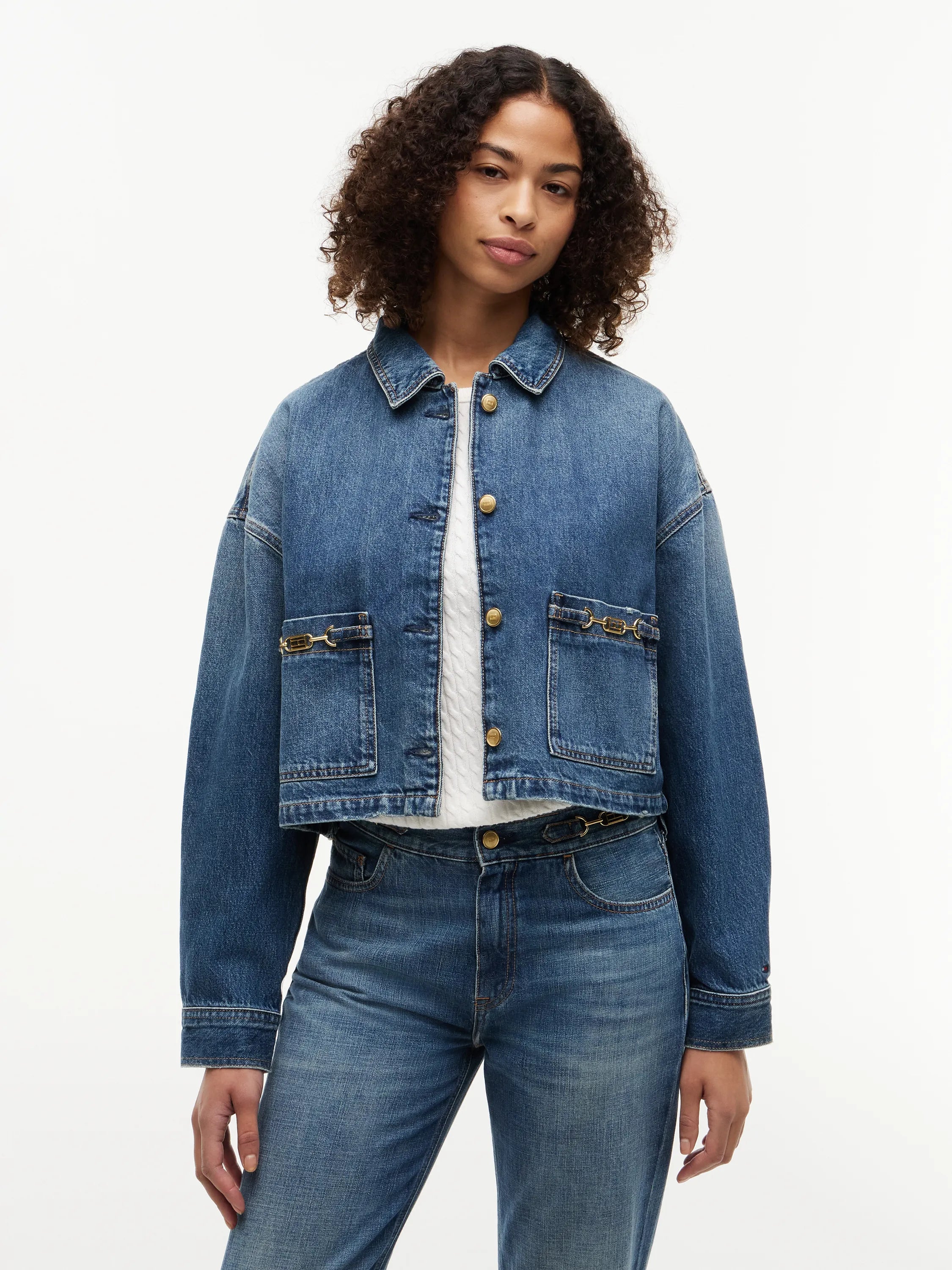 Jeansjacke Regular Fit Cropped