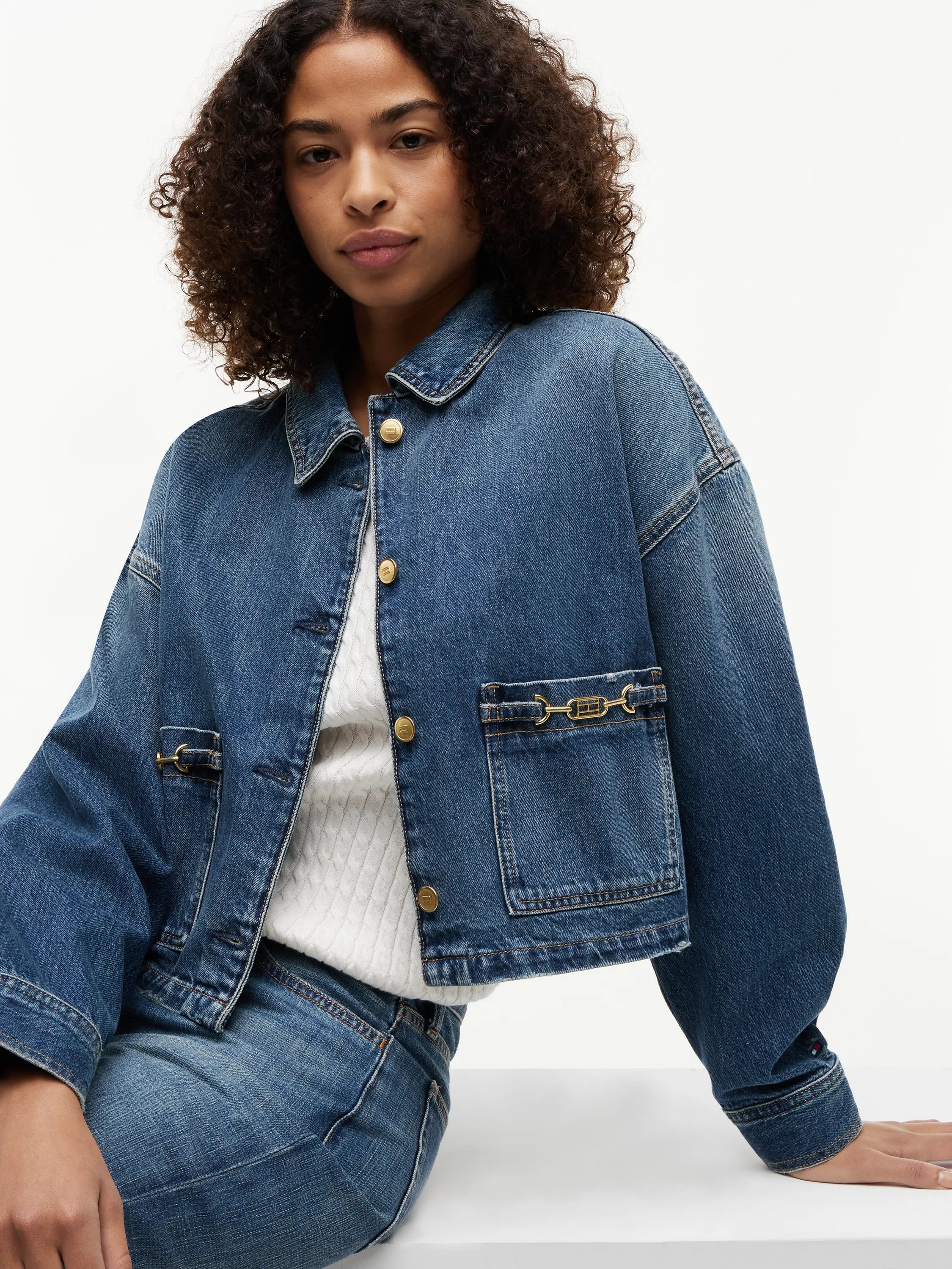 Jeansjacke Regular Fit Cropped