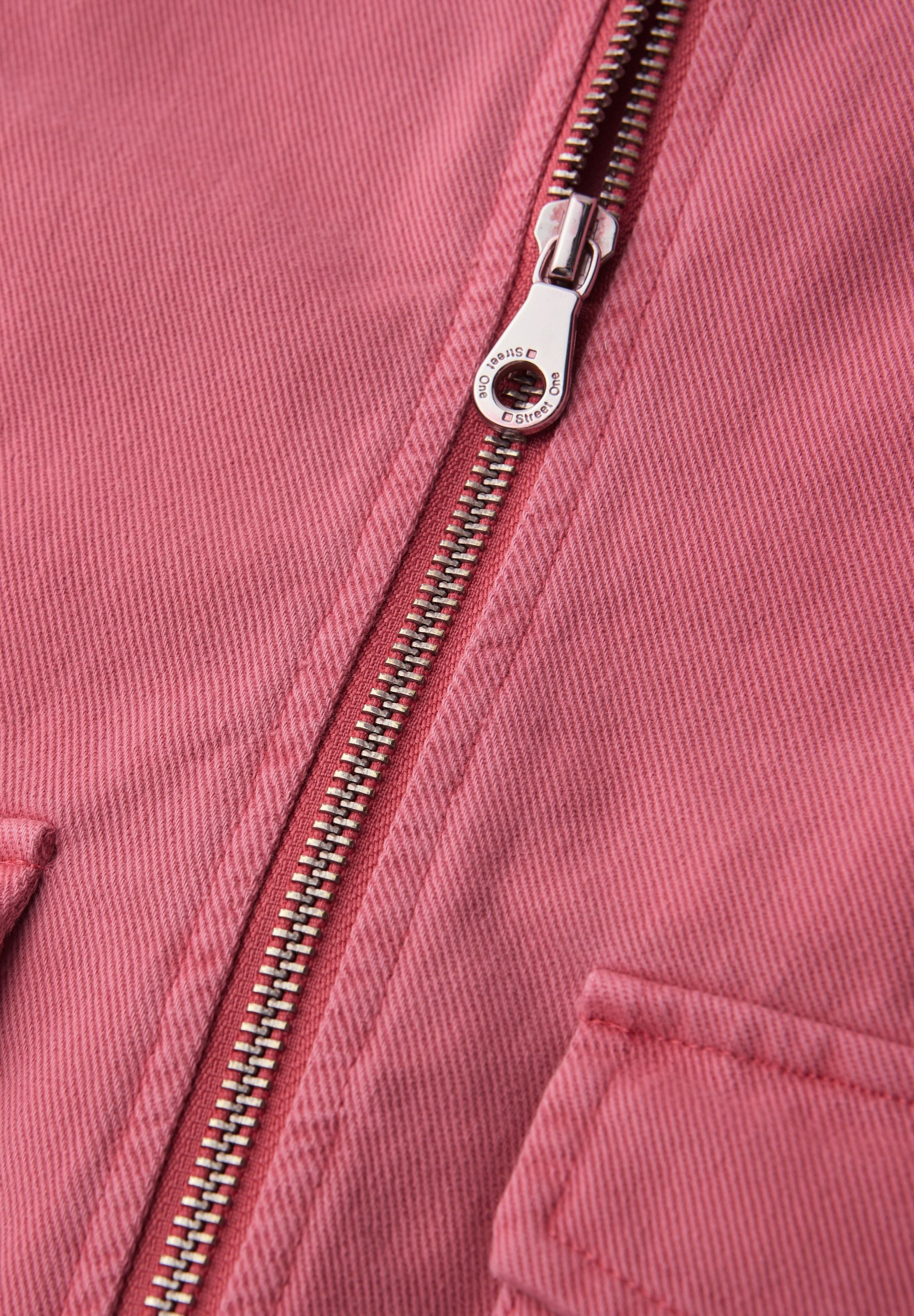 Baumwolljacke mit Stehkragen