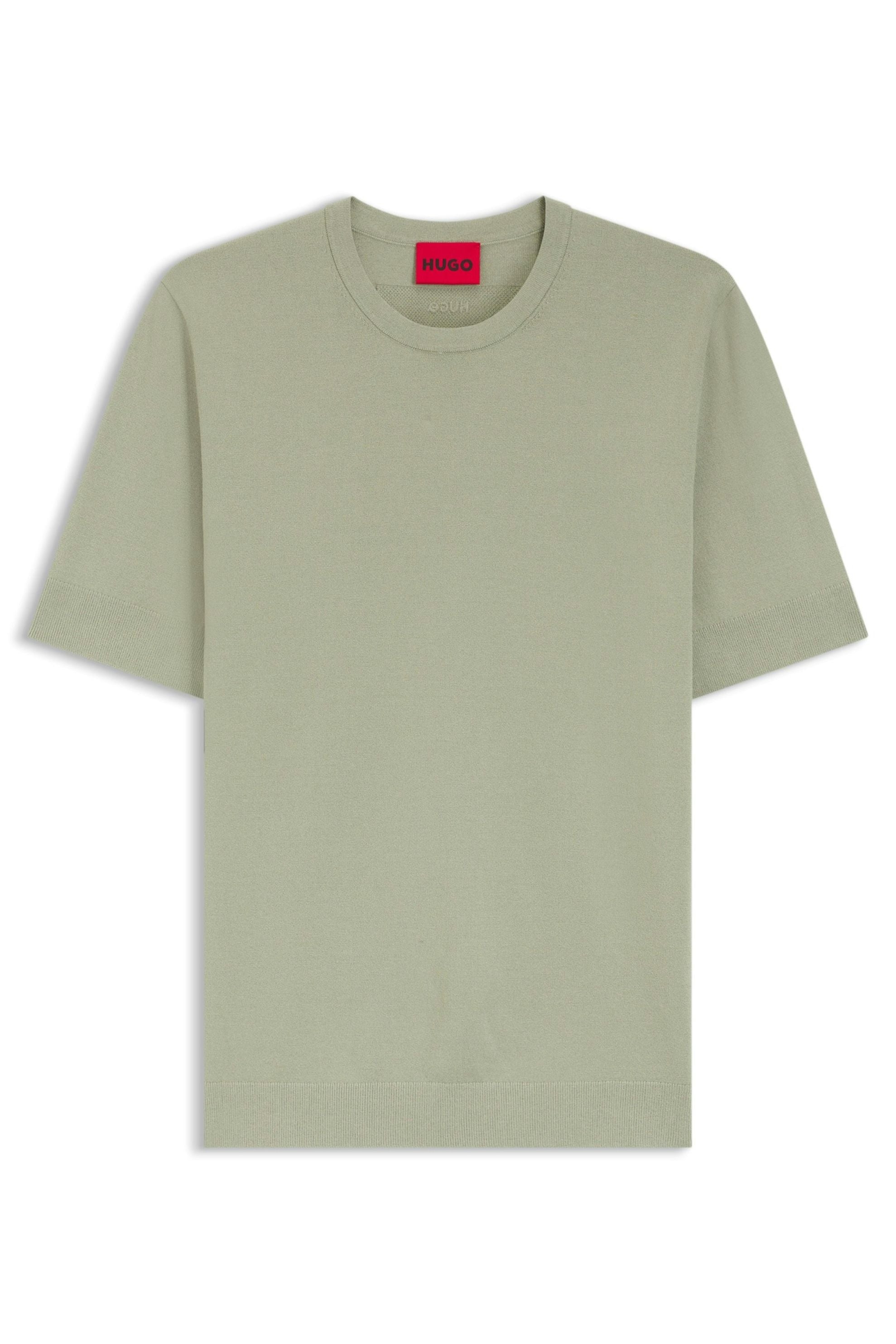 T-Shirt Slim Fit aus Viskosemix