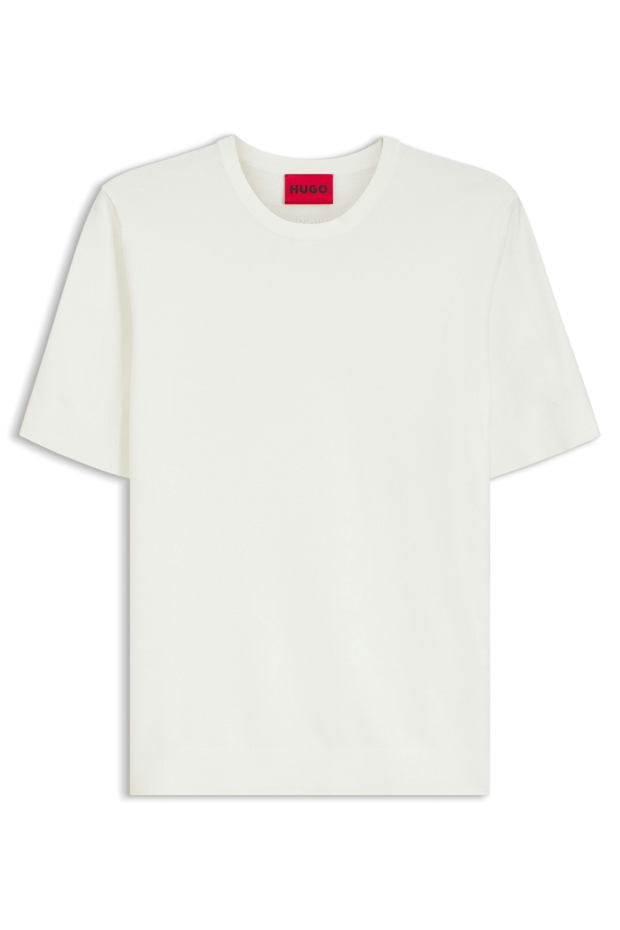 Strick-T-Shirt aus Viskosemix