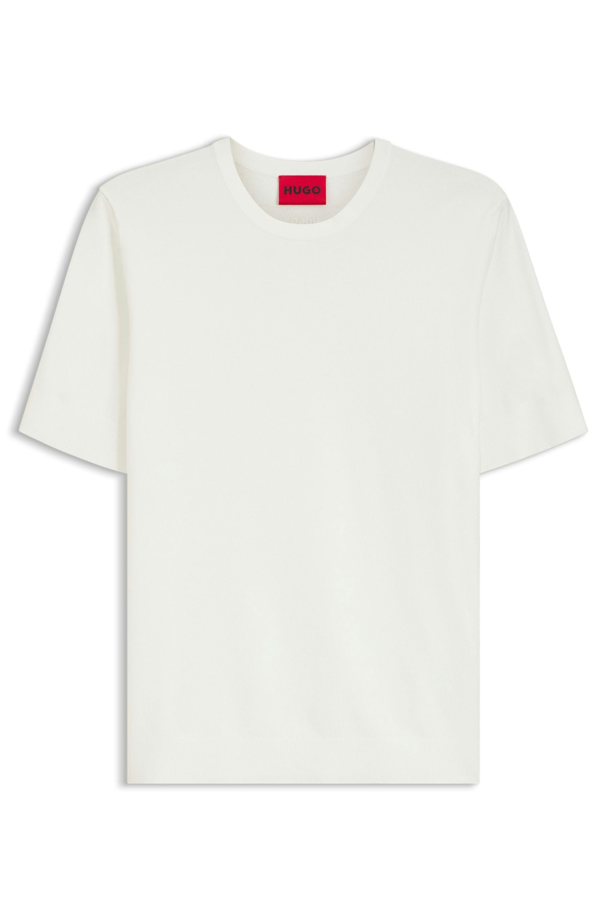 Strick-T-Shirt aus Viskosemix