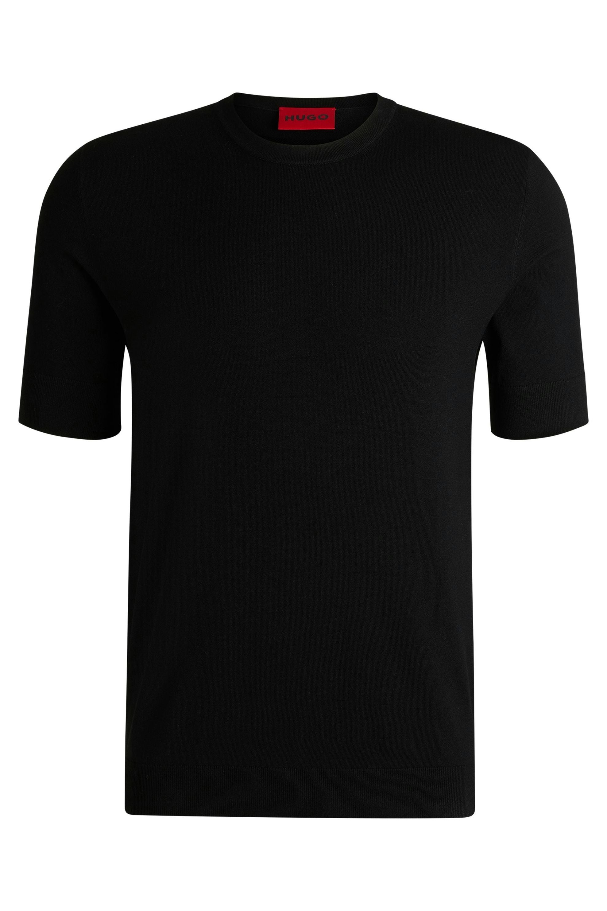 Strick-T-Shirt aus Viskosemix