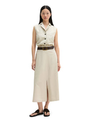 Leinenweste Regular Fit