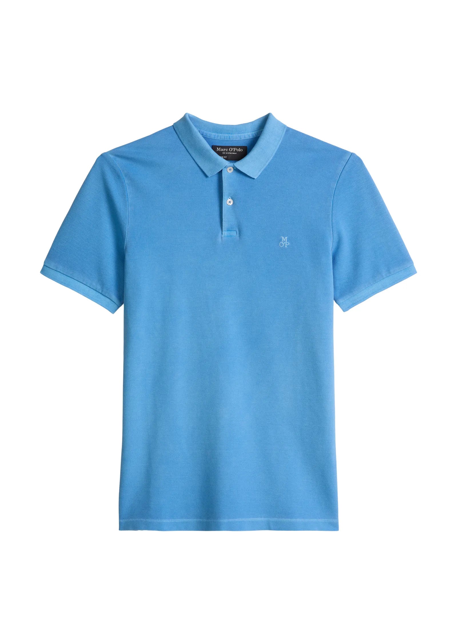 Poloshirt Piqué shaped  garment-dyed