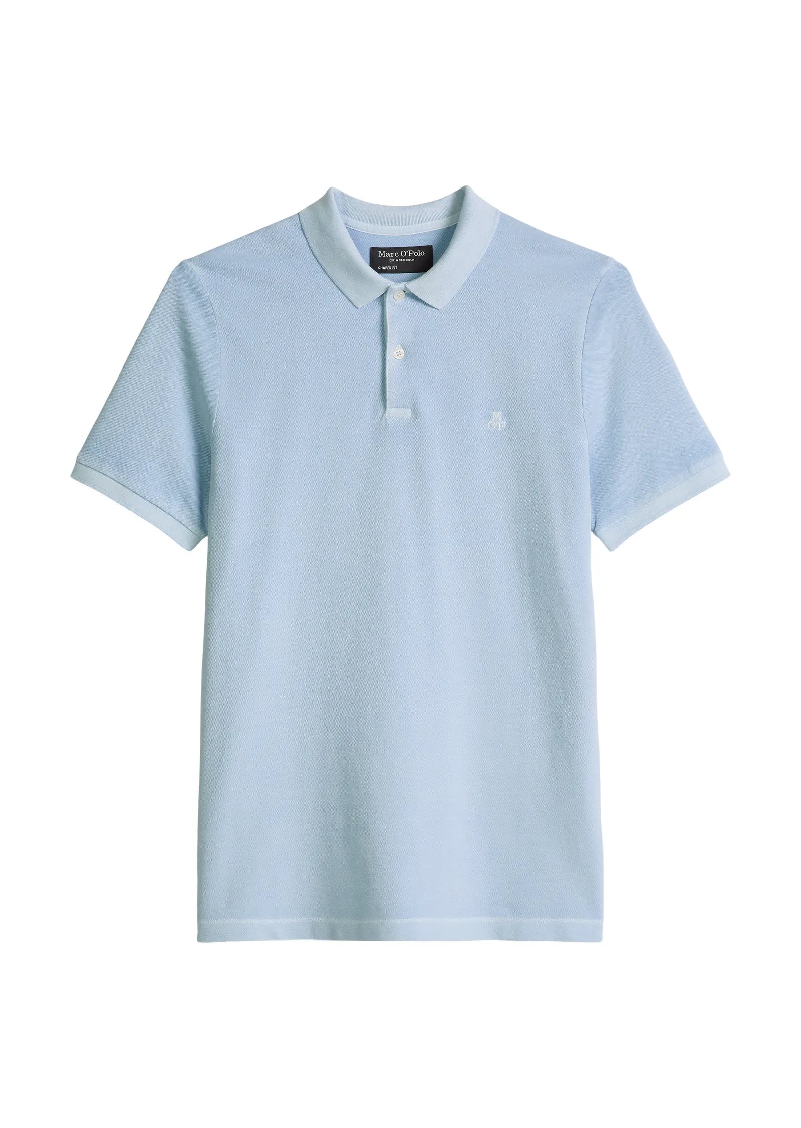 Poloshirt Piqué shaped  garment-dyed