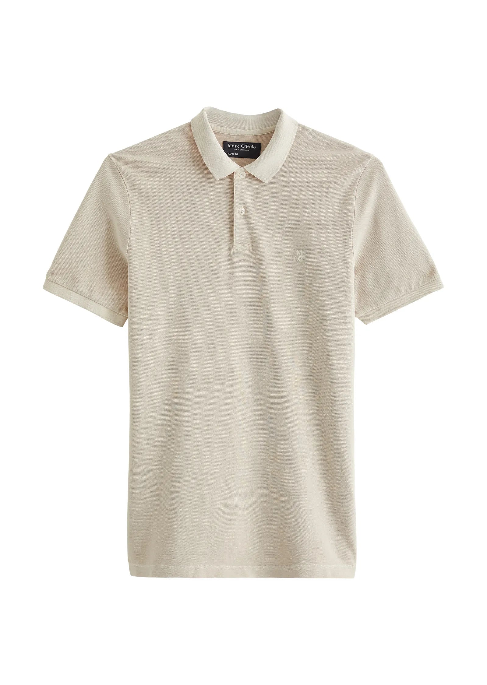 Poloshirt Piqué shaped  garment-dyed