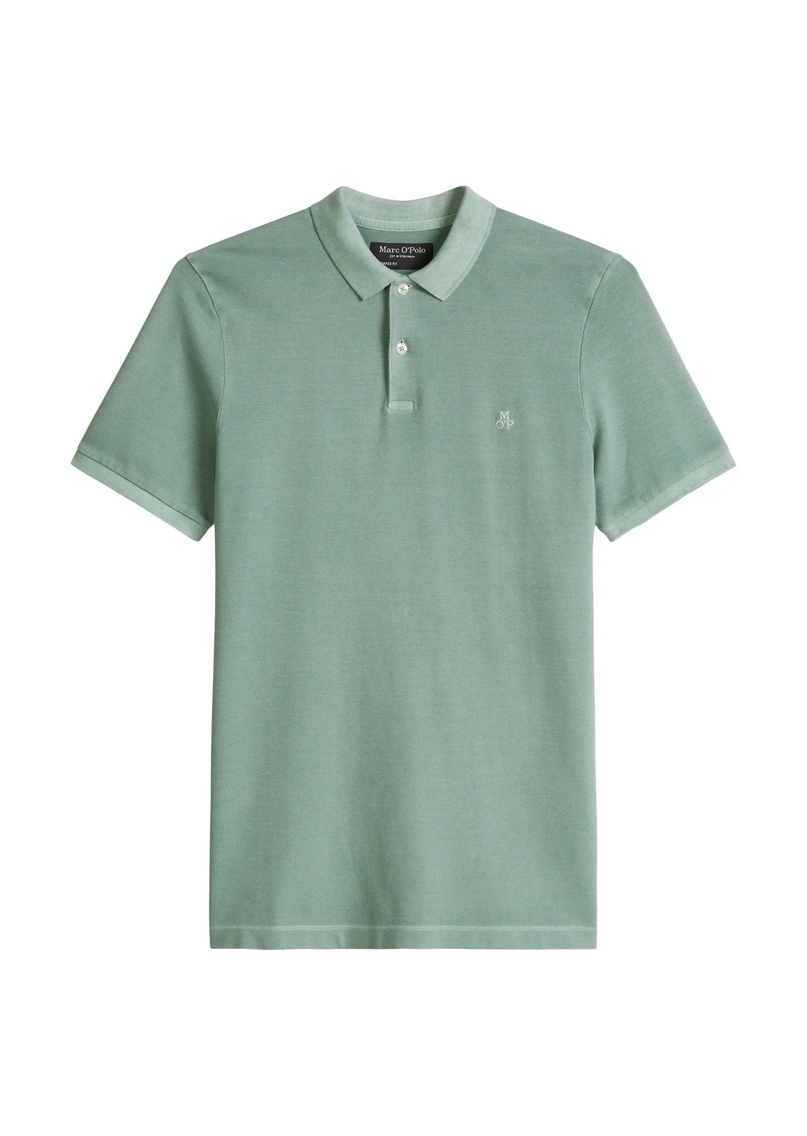 Poloshirt Piqué shaped  garment-dyed