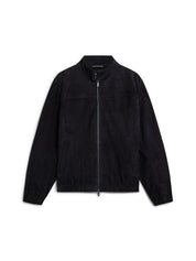 Lederjacke mit Stehkragen