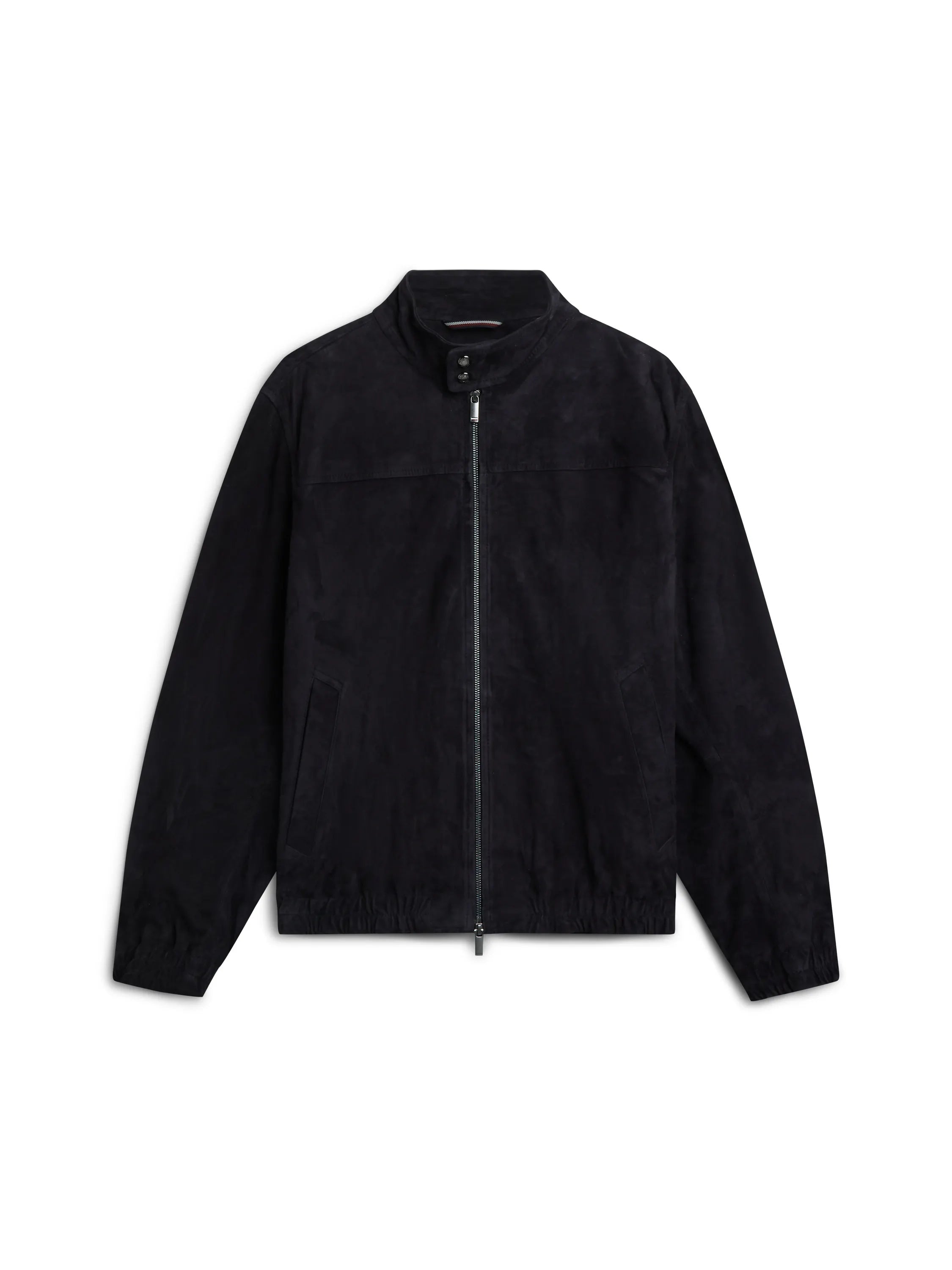 Lederjacke mit Stehkragen
