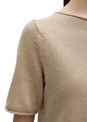 Strickpullover aus Leinenmix
