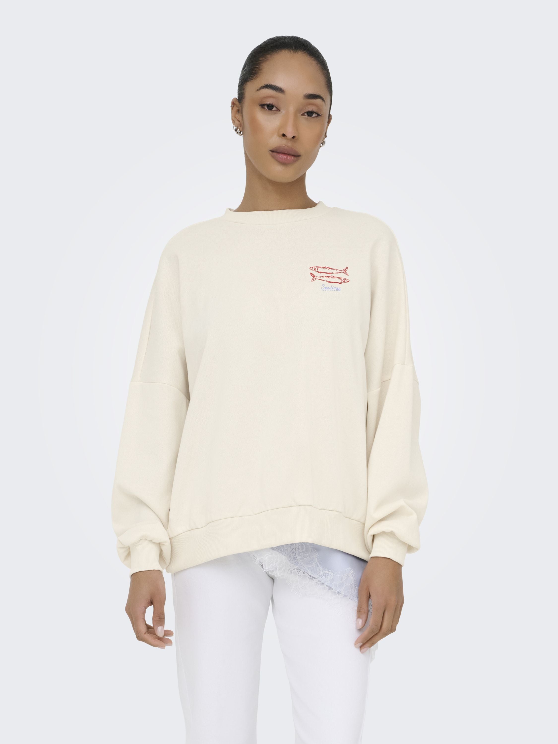Sweatshirt ONLDEBORAH aus Baumwollmix