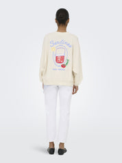Sweatshirt ONLDEBORAH aus Baumwollmix