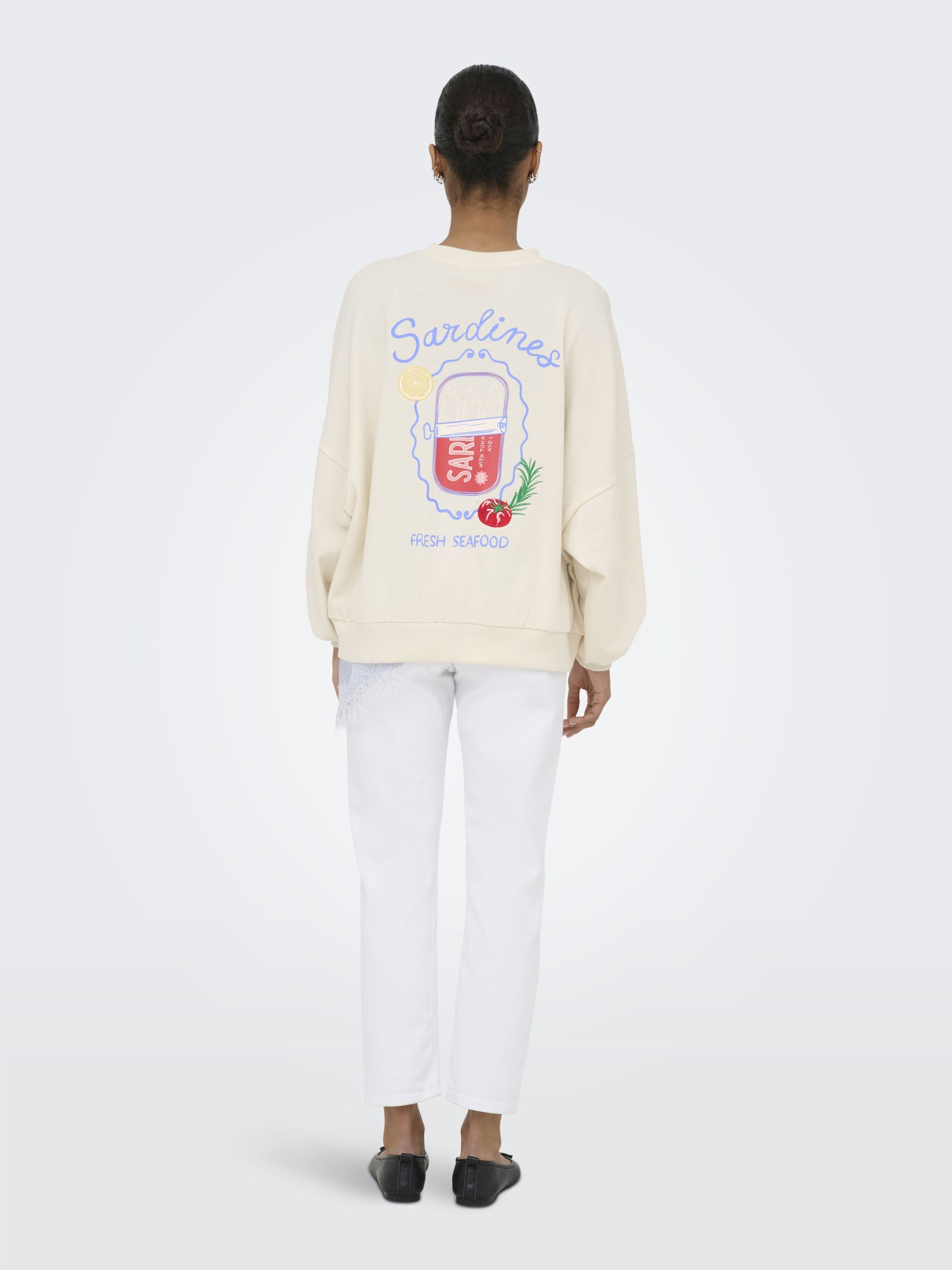 Sweatshirt ONLDEBORAH aus Baumwollmix