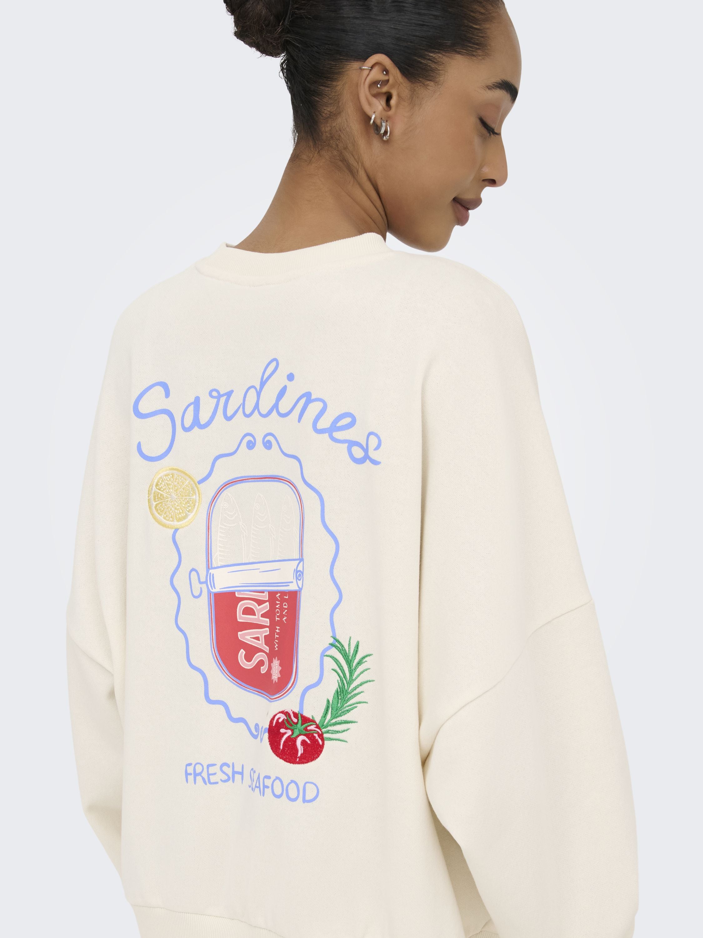 Sweatshirt ONLDEBORAH aus Baumwollmix