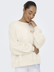 Sweatshirt ONLDEBORAH aus Baumwollmix