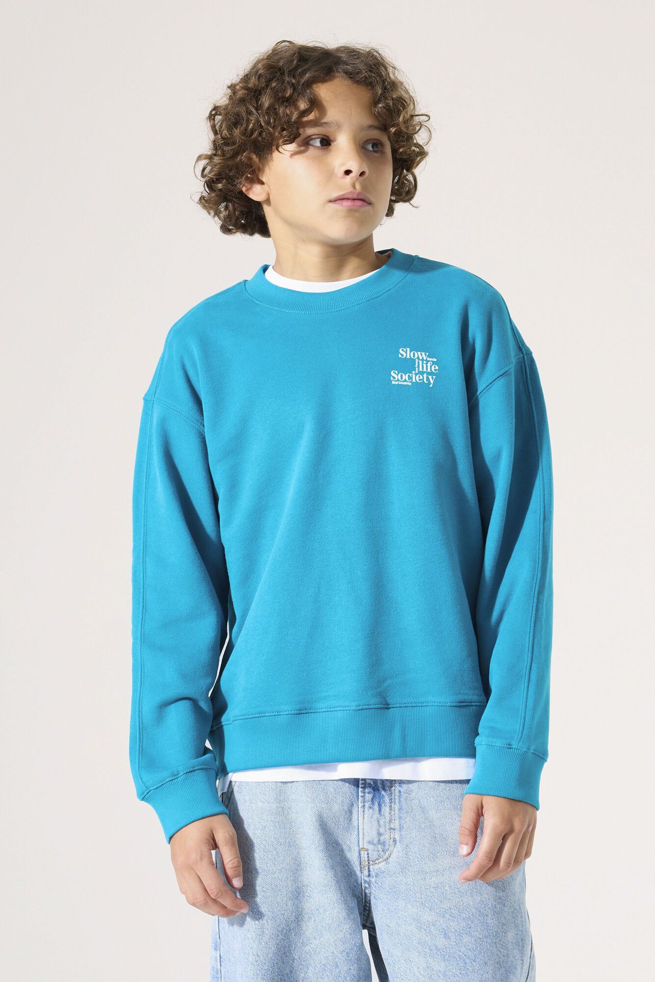 Sweatshirt aus Baumwolle