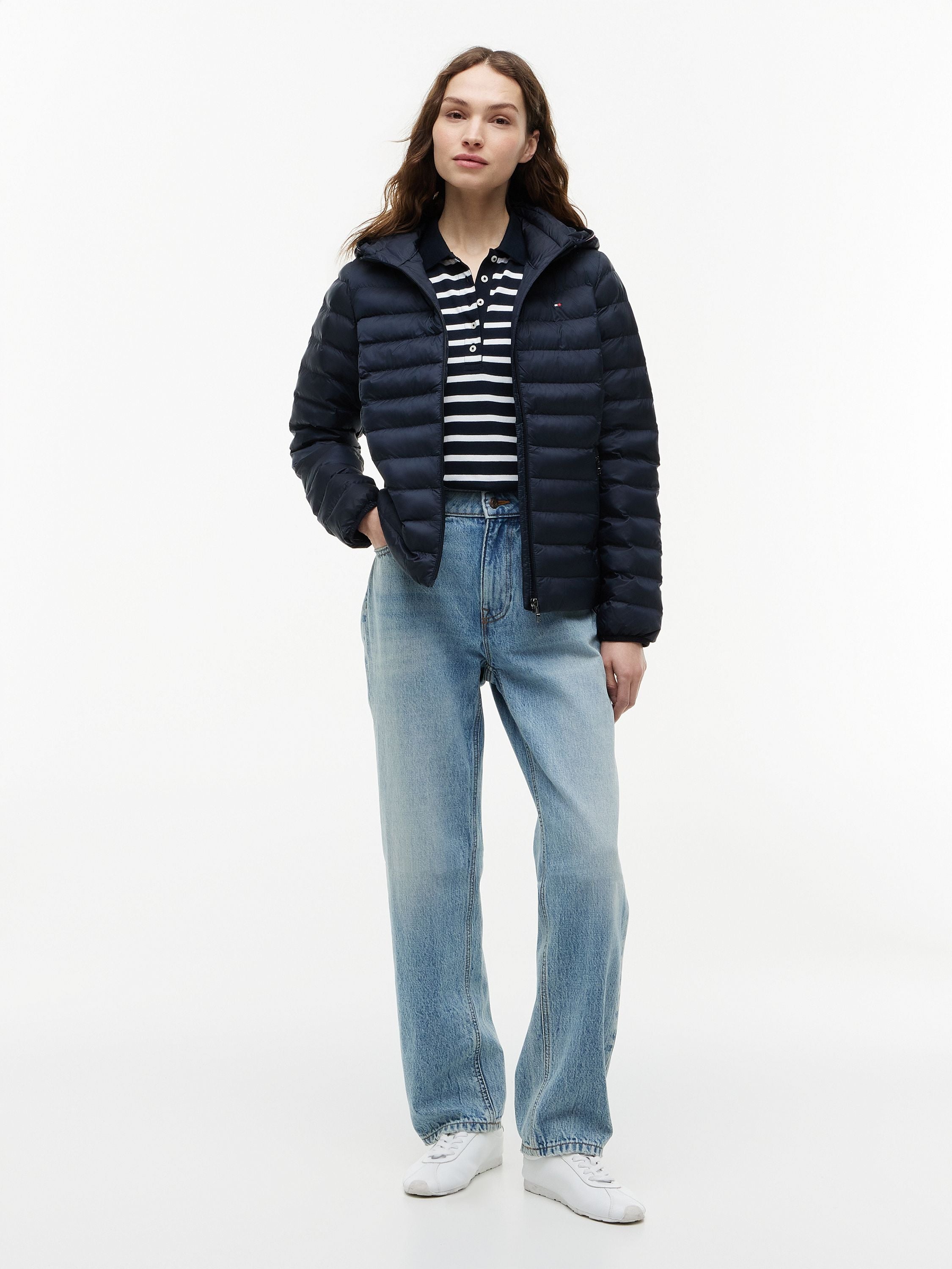 Steppjacke mit Kapuze