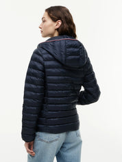 Steppjacke mit Kapuze