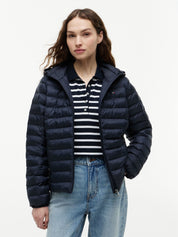 Steppjacke mit Kapuze