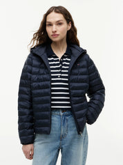 Steppjacke mit Kapuze
