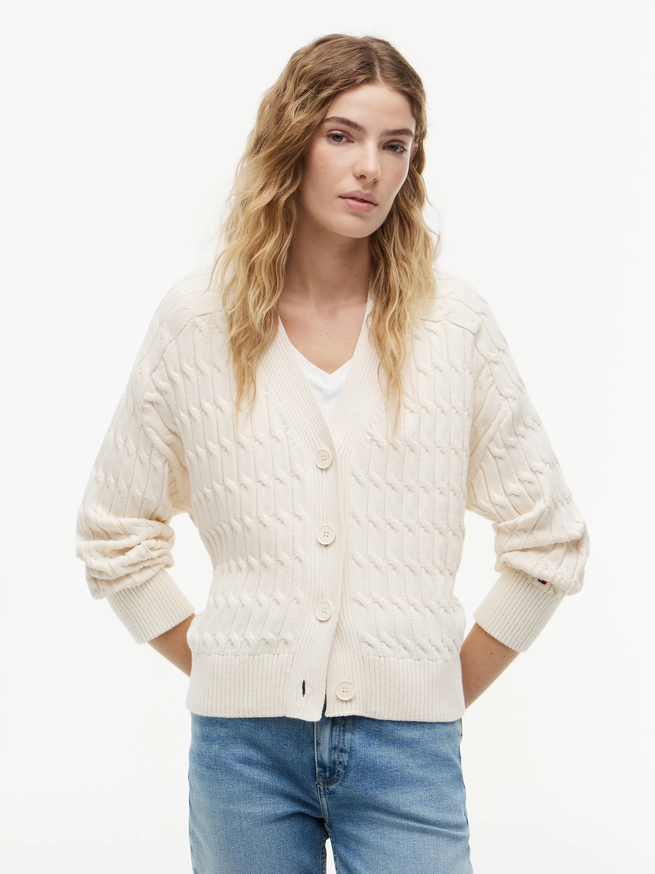 Strickjacke aus Baumwolle