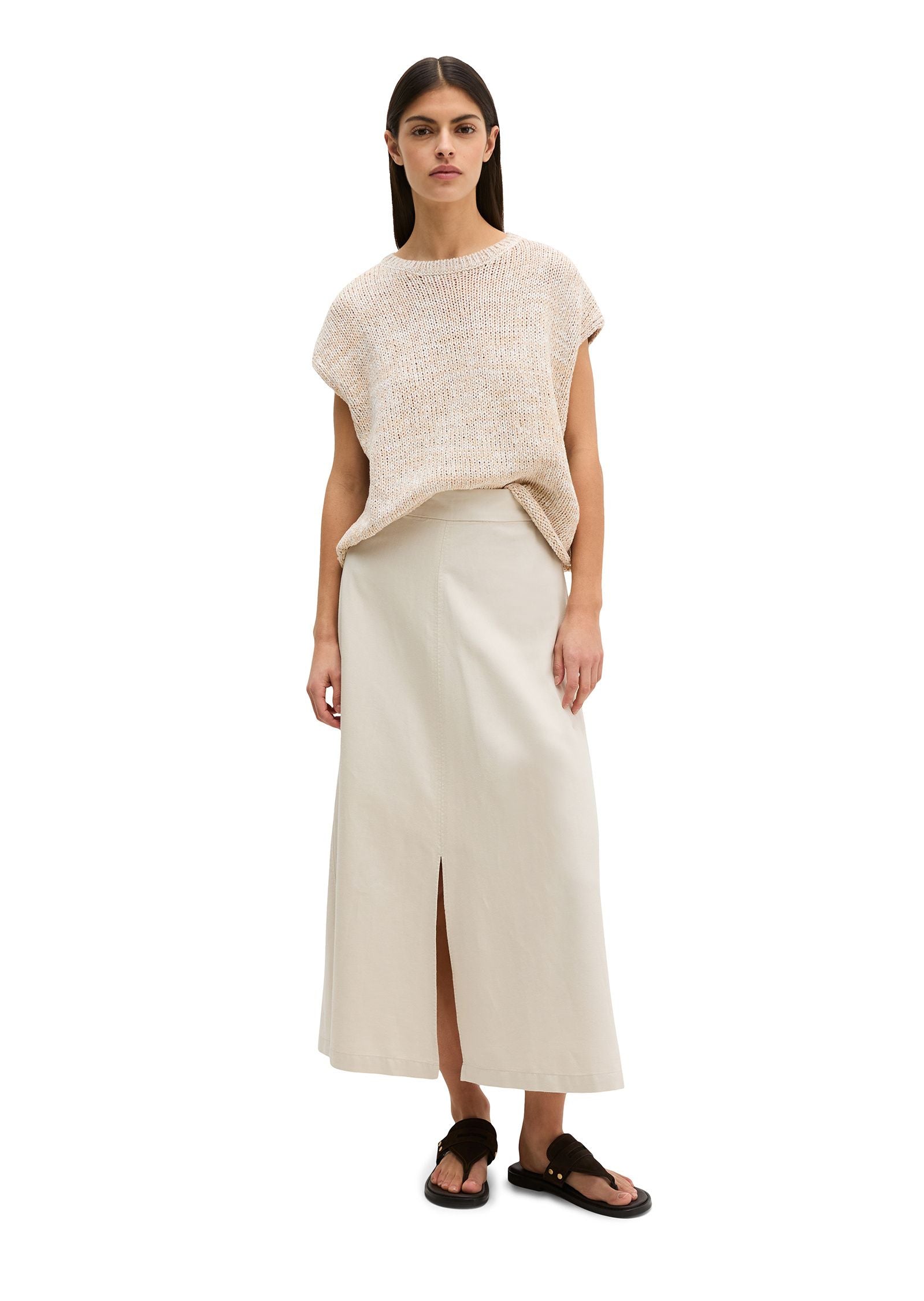 Leinenrock Maxi