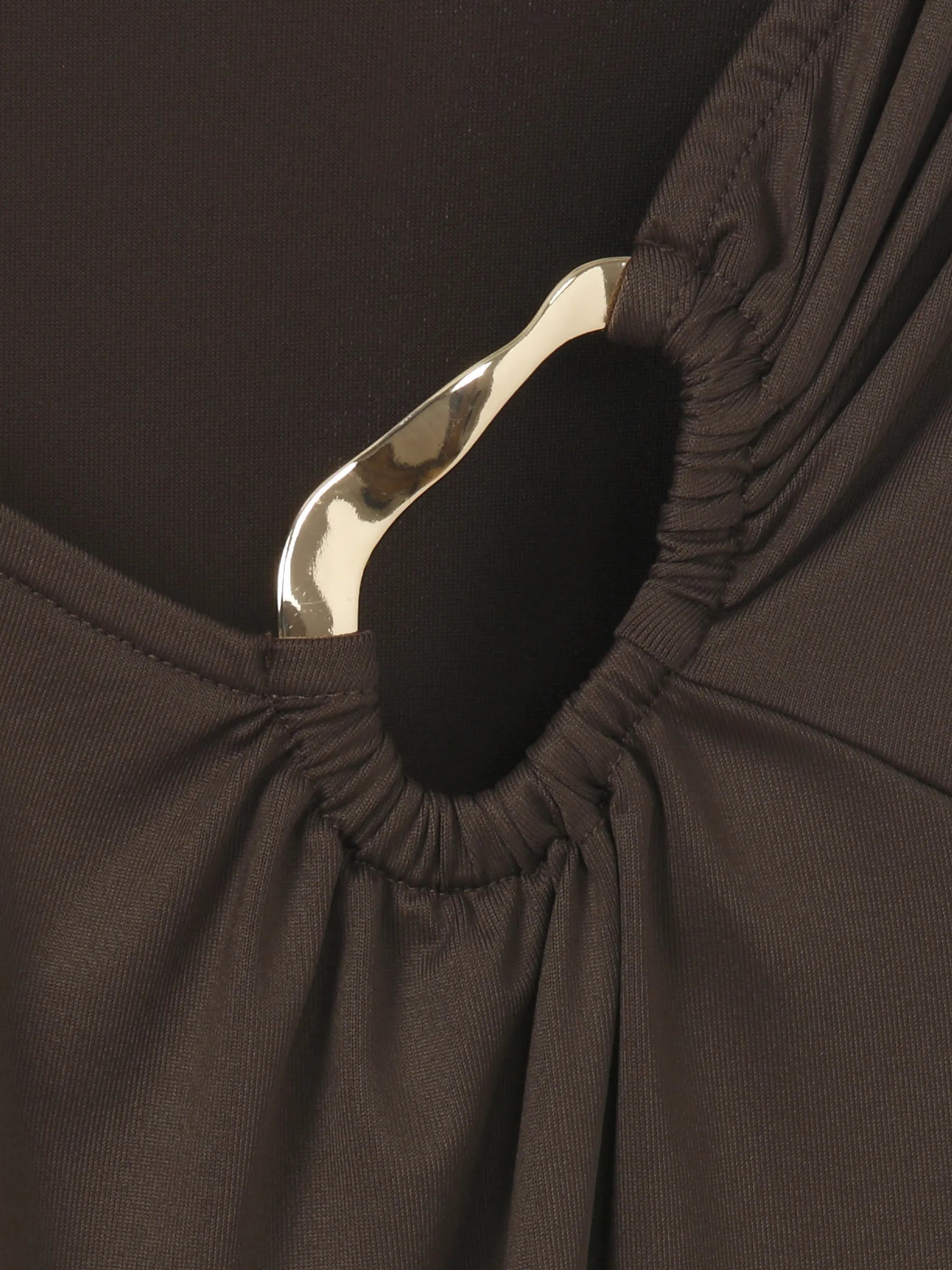 T-Shirt mit Kragen-Detail