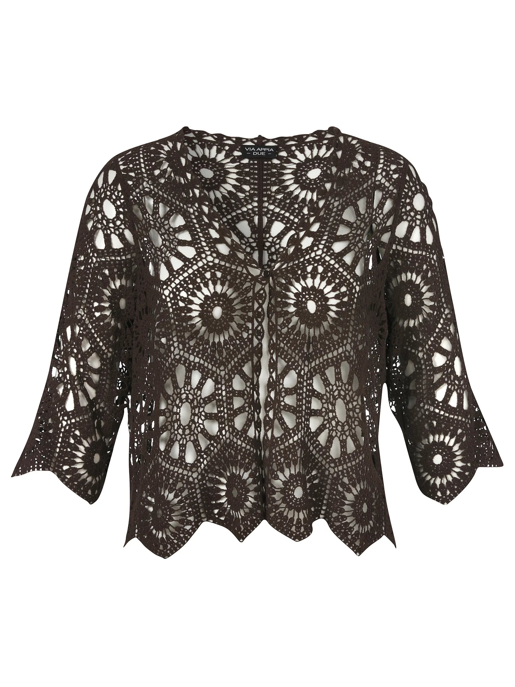 Ajour-Jacke aus Baumwolle