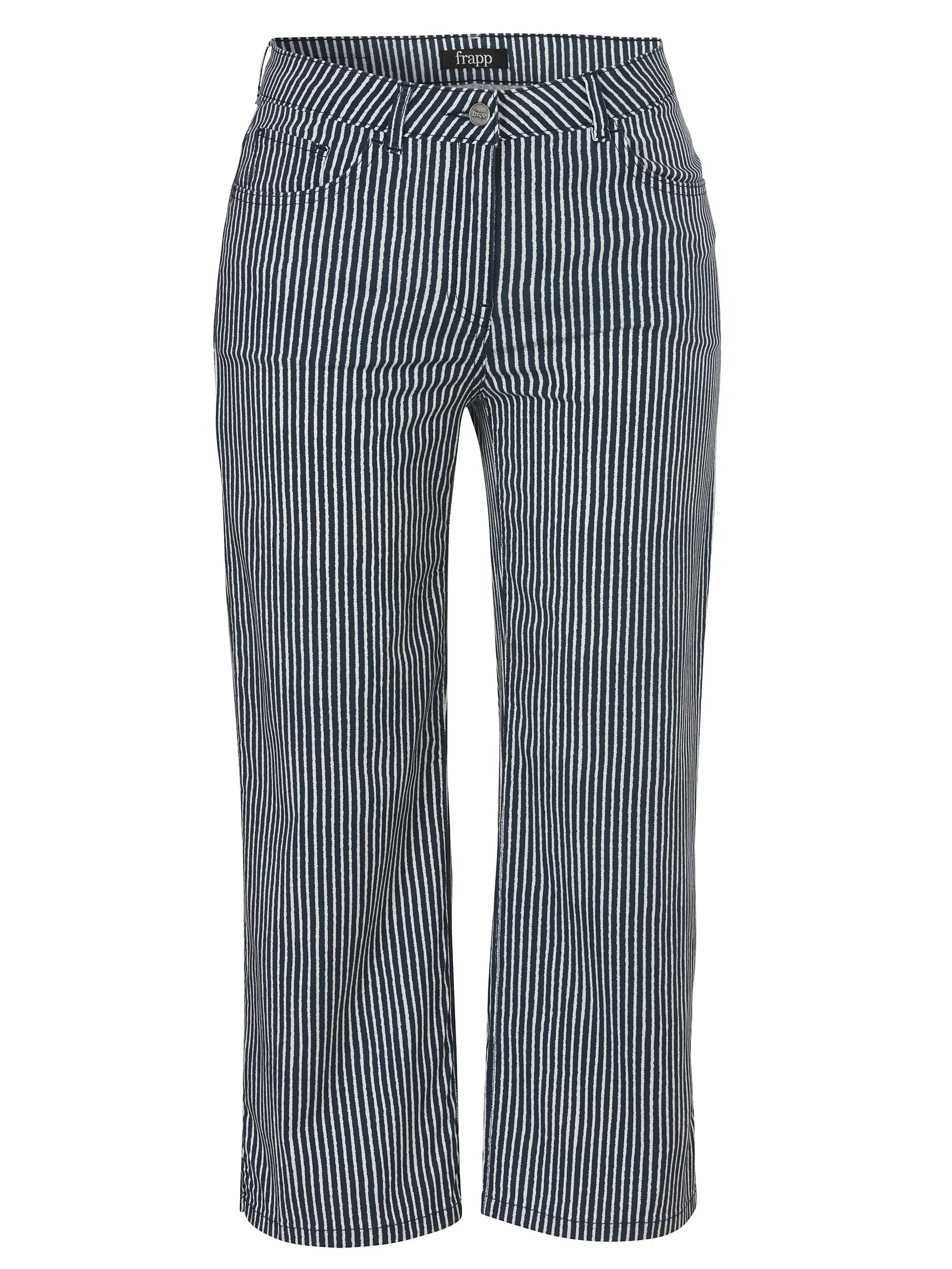Hose gestreift Wide Leg