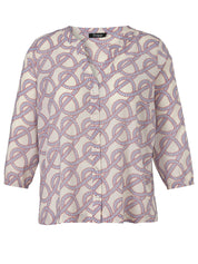 Bluse gemustert aus Baumwolle
